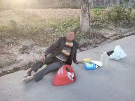 元旦跨年夜，连平警方彻夜寻找走失老人助其回家